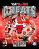 Chicago Bulls All-Time Greats Composite