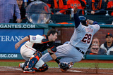 San Francisco, CA - Oct 25: SF Giants v Detroit Tigers - Buster Posey and Prince Fielder