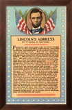 Lincoln with Text of Gettysburg Address