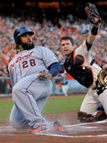 San Francisco, CA - Oct 25: San Francisco Giants v Detroit Tigers - Buster Posey and Prince Fielder