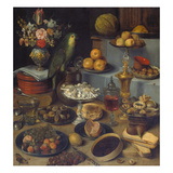 Grosses Schauessen (Mit Papagei)