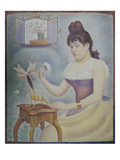 Young Woman Powdering Herself, 1889/90