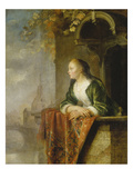 Young Woman on a Balcony, about 1665