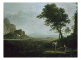 Hagar and Ismael in the Desert