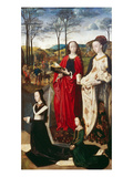 Portinari-Altar. Rechter Fluegel: die Hll.Margarethe Und Maria Magdalena