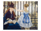 Woman and Girl at St. Lazare Train Station, 1873