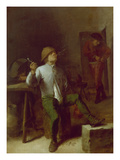 Peasant Smoking a Pipe