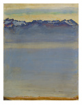 Lake Geneva with Savoyer Alps, 1907