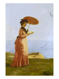 Lady with Parasol Reading, Isle of Wight (Emily Prinsep)
