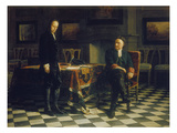 Peter I. Verhoert Den Zarewitsch Alexei Petrowitsch in Peterhof, 1871