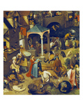 The Flemish Proverbs. (Detail of the Lower Centre)