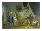 Besuch Im Maler-Atelier. Vor 1767