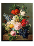 Still Life with Flowers and Fruit, 1827