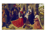 Adoration of the Kings (Monforte-Altar), about 1470