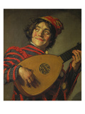 A Jester Playing the Lute, 1625