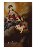 The Mother of God Appearing to St. Anthony. Between 1645 and 1652