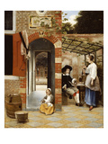 Courtyard of a House in Delft
