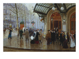 Outside the Theatre Du Vaudeville, Paris