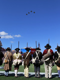 New Englad Patriots - Sept 16, 2012: the Minutemen Watch the Gillette Stadium Flyover