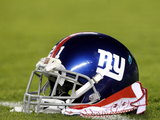 New York Giants - Sept 30, 2012: New York Giants Helmet