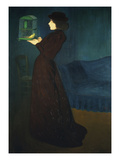 Dame Mit Vogelkaefig, 1892