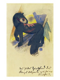 Das Spielpferd des Koenigs Abigail Aus Seiner Kindheit. Postkarte an Else Lasker-Schueler