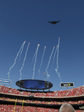 Kansas City Chiefs - Sept 9, 2012: Arrowhead Stadium Flyover