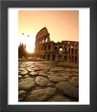 Colosseum and Via Sacra, Sunrise, Rome, Italy