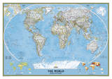 National Geographic - World Classic Map Laminated Poster