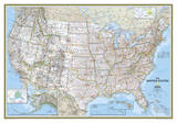 National Geographic - United States Classic Map Laminated Poster