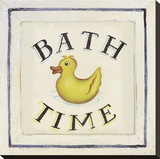 Bathtime I Stretched Canvas Print