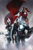 Secret Invasion #6 Cover: Captain America, Thor and Iron Man
