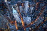 Aerial View of Wall Street