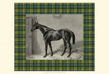 Equestrian Plaid II Art Print