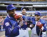 Dwight Gooden/Darryl Strawberry/Mike Tyson Autographed Photograph