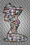 Bettie Page Silhouette