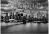 F. Scott Fitzgerald New York Quote