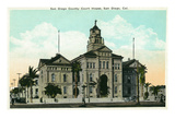 San Diego, California - Exterior View of the County Court House