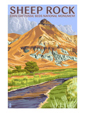 Sheep Rock - John Day Fossil Beds, Oregon