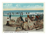 Old Orchard Beach, Maine - Googin's Rocks Scene