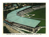 Atlanta, Georgia - Spiller Baseball Field Aerial View