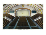 Springfield, Missouri - Interior View of the Shrine Mosque Auditorium