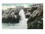 York Beach, Maine - Roaring Rock Scene