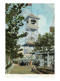 Coney Island, New York - Luna Park, View of Glady's Chime Tower