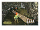 Lookout Mountain, TN - Fairyland Caverns, Interior View of Rip Van Winkle, Gnomes Bowling
