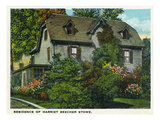 Hartford, Connecticut - Harriet Beecher Stowe House Exterior