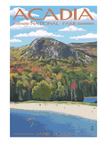 Acadia National Park, Maine - Sand Beach Scene