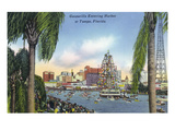 Tampa, Florida - Gasparilla Entering the Harbor Scene