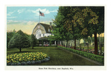 Bayfield, Wisconsin - State Fish Hatchery Scene
