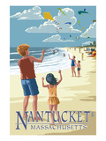Nantucket, Massachusetts - Kite Flyers